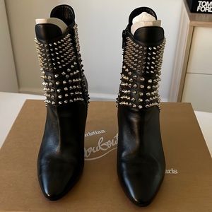 Christian Louboutin booties Hongroise 85 calf